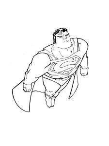 Superman coloring page 25 - Free printable