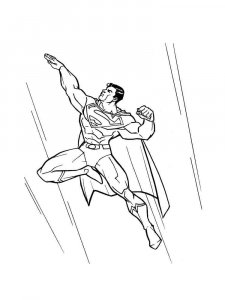 Superman coloring page 29 - Free printable