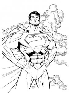 Superman coloring page 30 - Free printable