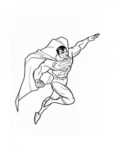 Superman coloring page 31 - Free printable