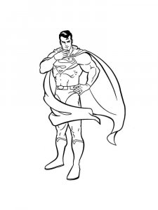 Superman coloring page 32 - Free printable