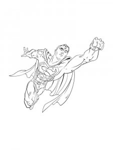 Superman coloring page 38 - Free printable