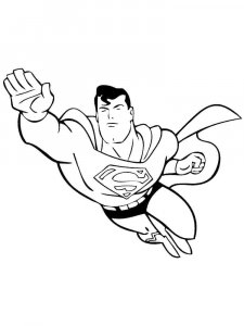 Superman coloring page 39 - Free printable
