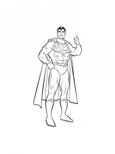 Superman coloring page 5 - Free printable