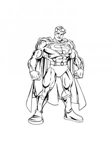 Superman coloring page 7 - Free printable