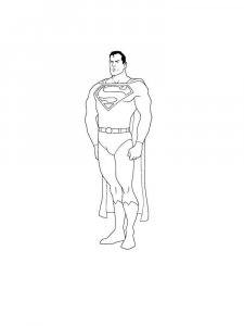 Superman coloring page 8 - Free printable