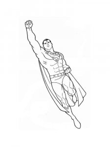 Superman coloring page 9 - Free printable