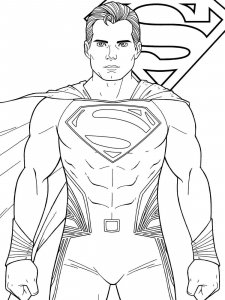 Superman coloring page 50 - Free printable