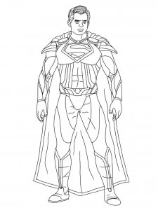 Superman coloring page 42 - Free printable