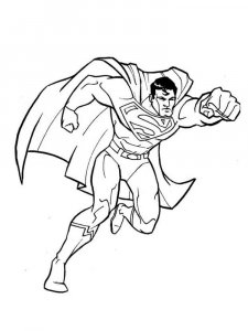Superman coloring page 46 - Free printable