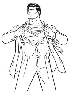Superman coloring page 47 - Free printable