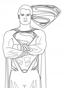 Superman coloring page 49 - Free printable