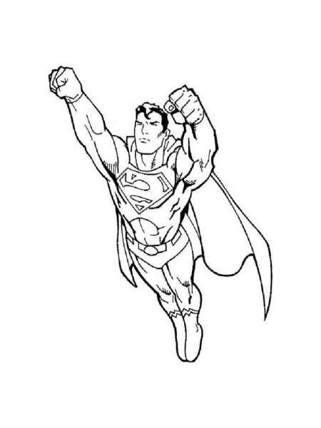 Superman coloring pages