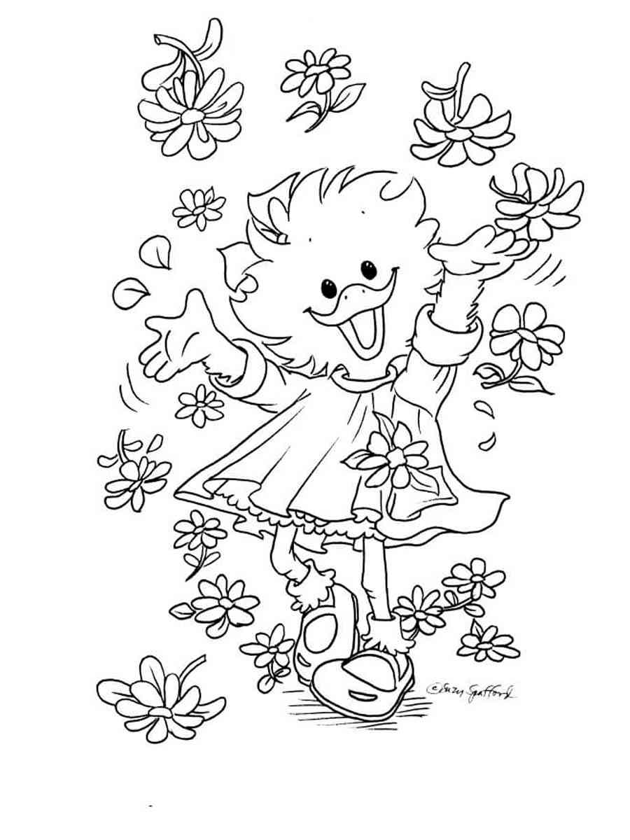 Suzy's Zoo coloring pages
