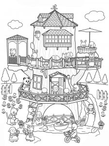 Sylvanian Families coloring page 10 - Free printable