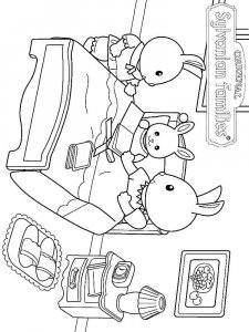Sylvanian Families coloring page 38 - Free printable