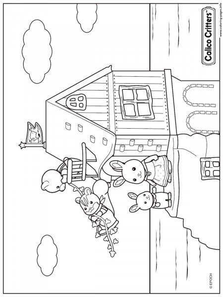 Sylvanian Families coloring pages