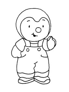 Tchoupi coloring page 13 - Free printable