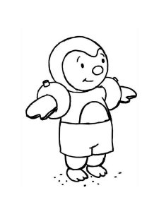 Tchoupi coloring page 7 - Free printable