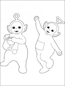 Teletubbies coloring page 1 - Free printable
