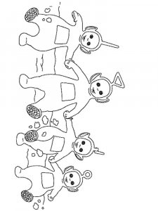 Teletubbies coloring page 13 - Free printable
