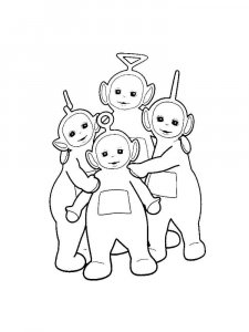 Teletubbies coloring page 16 - Free printable