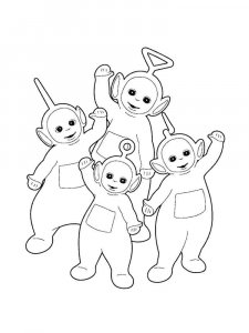 Teletubbies coloring page 8 - Free printable