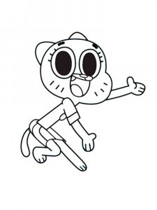The Amazing World of Gumball coloring page 11 - Free printable