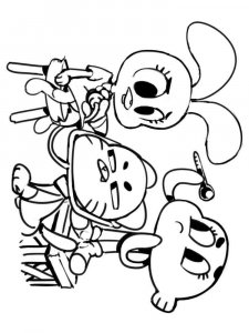The Amazing World of Gumball coloring page 13 - Free printable