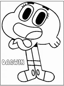 The Amazing World of Gumball coloring page 14 - Free printable