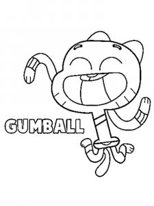 The Amazing World of Gumball coloring page 15 - Free printable