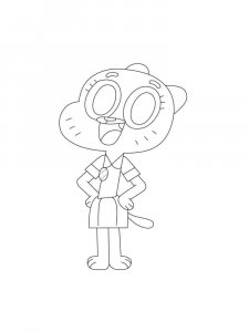 The Amazing World of Gumball coloring page 20 - Free printable