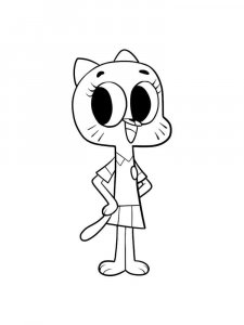 The Amazing World of Gumball coloring page 21 - Free printable