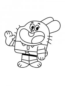 The Amazing World of Gumball coloring page 27 - Free printable