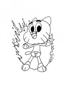 The Amazing World of Gumball coloring page 34 - Free printable