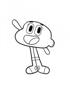 The Amazing World of Gumball coloring page 35 - Free printable