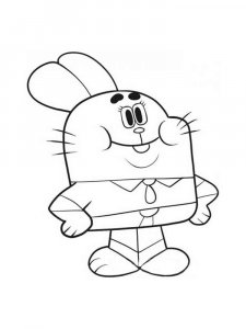 The Amazing World of Gumball coloring page 6 - Free printable