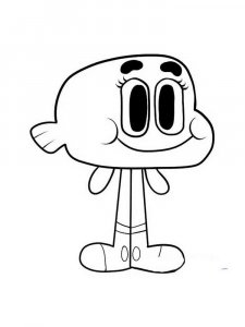 The Amazing World of Gumball coloring page 9 - Free printable