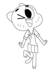 The Amazing World of Gumball coloring page 49 - Free printable