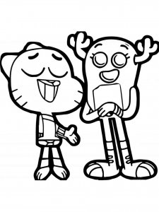 The Amazing World of Gumball coloring page 50 - Free printable