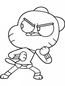 The Amazing World of Gumball coloring page 39 - Free printable