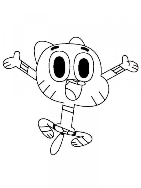 The Amazing World of Gumball coloring pages