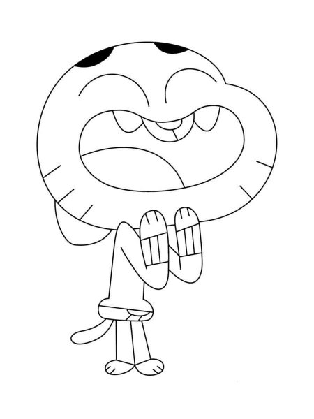 The Amazing World of Gumball coloring pages