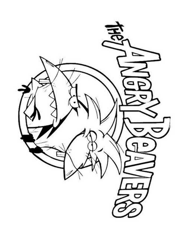 Free The Angry Beavers coloring pages. Download and print The Angry