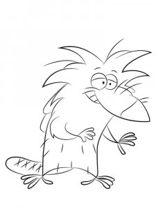 The Angry Beavers coloring page 7 - Free printable