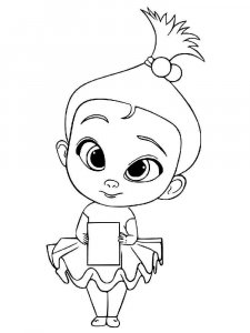 The Boss Baby coloring page 1 - Free printable