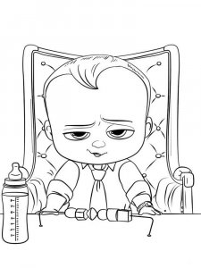 The Boss Baby coloring page 10 - Free printable