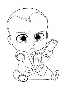 The Boss Baby coloring page 3 - Free printable