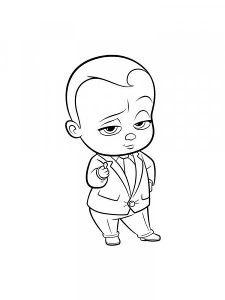 The Boss Baby coloring pages