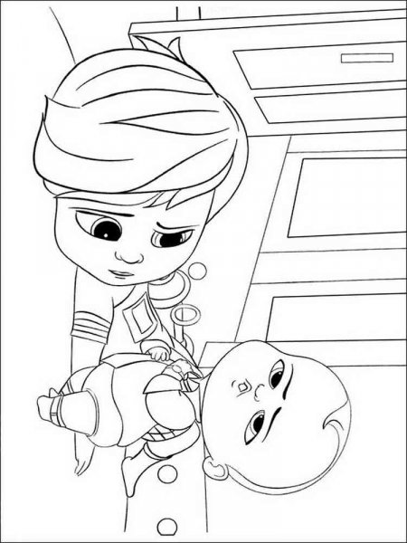 The Boss Baby coloring pages